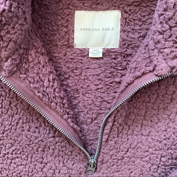 Sherpa Pullover Jacket w/ Pockets - Picture 4 of 8